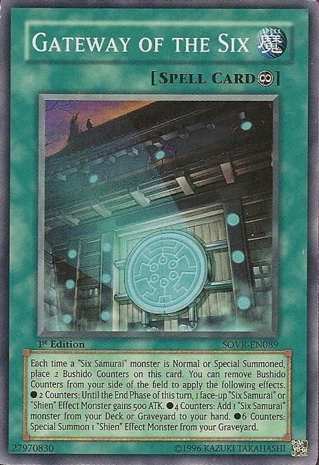 Gateway of the Six [SOVR-EN089] Super Rare | Chromatic Games