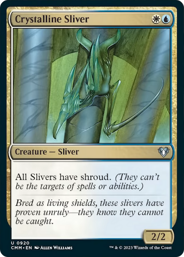 Crystalline Sliver [Commander Masters] | Chromatic Games