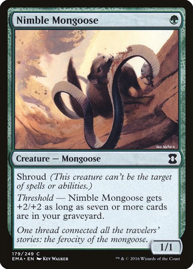 Nimble Mongoose 179 (Eternal Masters)  - Foil | Chromatic Games