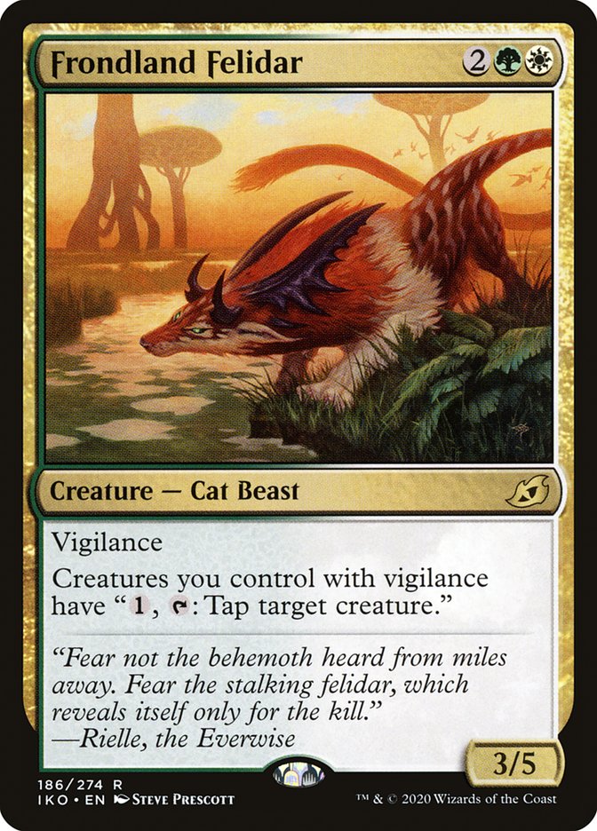 Frondland Felidar 186/274 (Ikoria: Lair of Behemoths)  - Foil | Chromatic Games