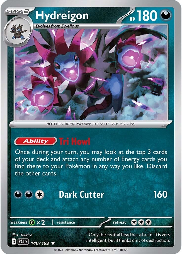 Hydreigon (140/193) [Scarlet & Violet: Paldea Evolved] | Chromatic Games