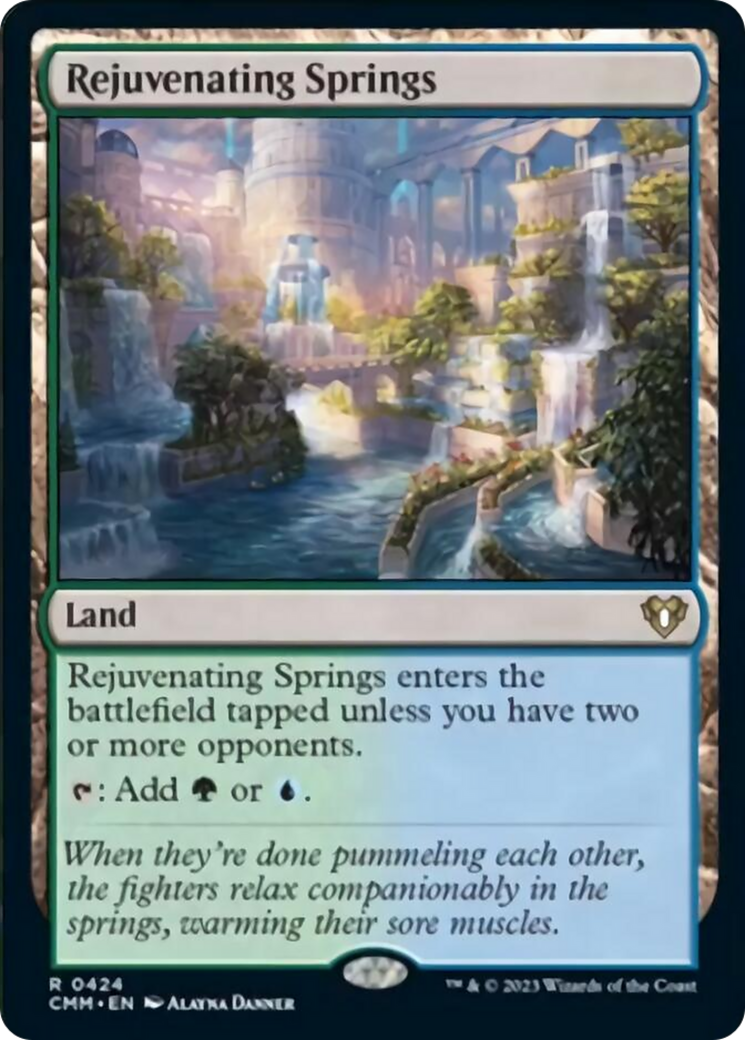 Rejuvenating Springs [Commander Masters] | Chromatic Games