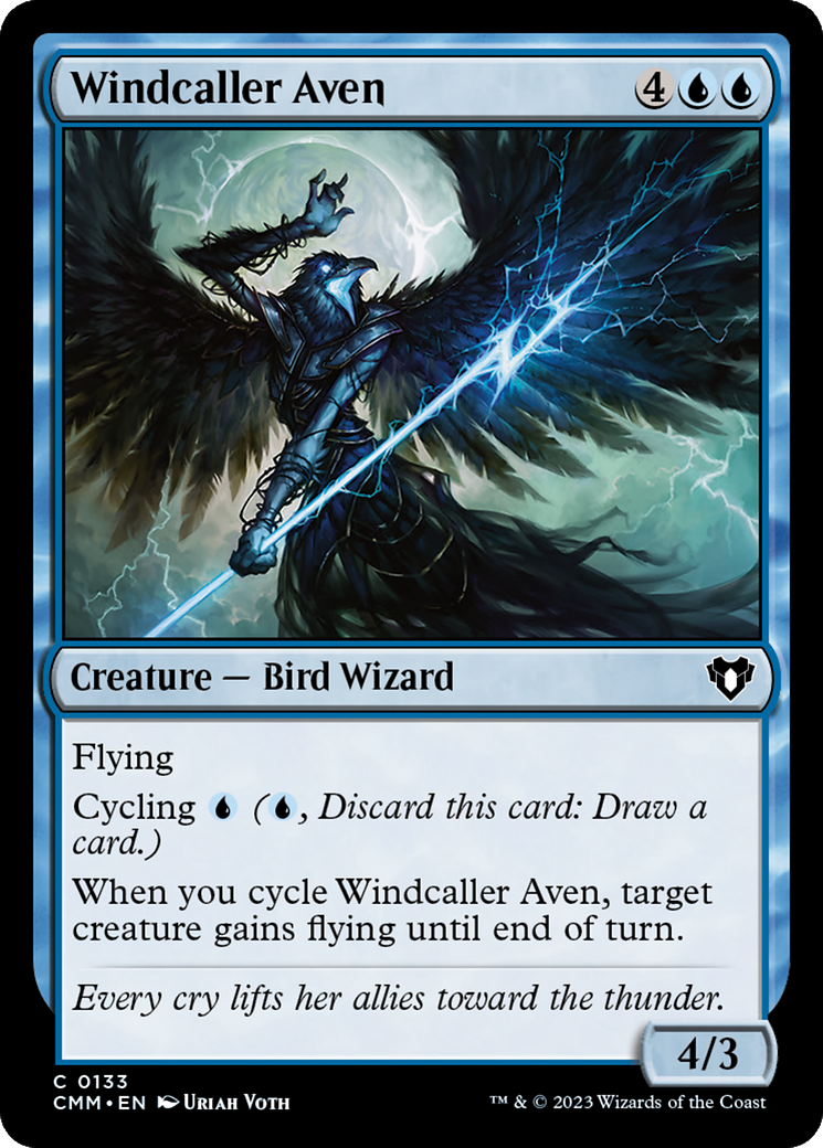 Windcaller Aven [Commander Masters] | Chromatic Games