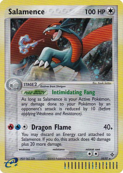 Salamence (19/97) (League Promo 2004) [League & Championship Cards] | Chromatic Games