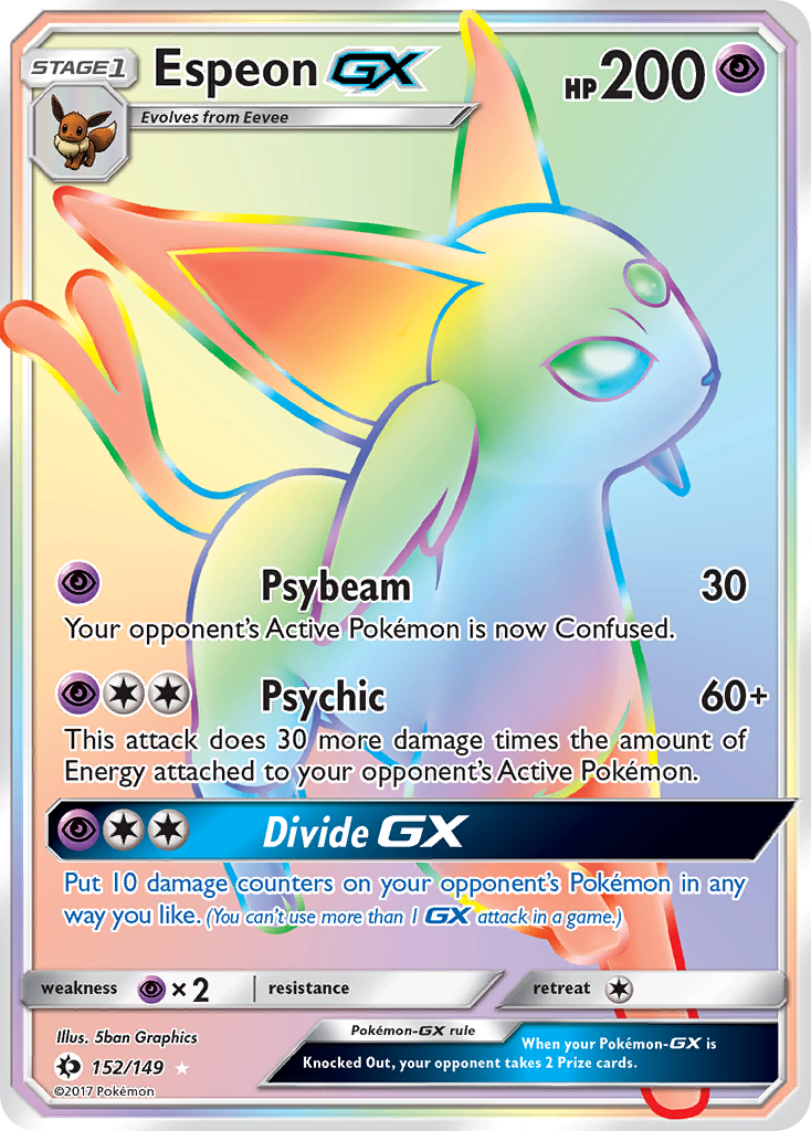 Espeon GX (152/149) [Sun & Moon: Base Set] | Chromatic Games