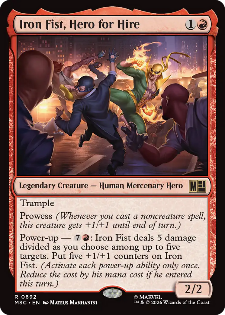 Iron Fist, Hero for Hire [Marvel Super Heroes Commander] | Chromatic Games