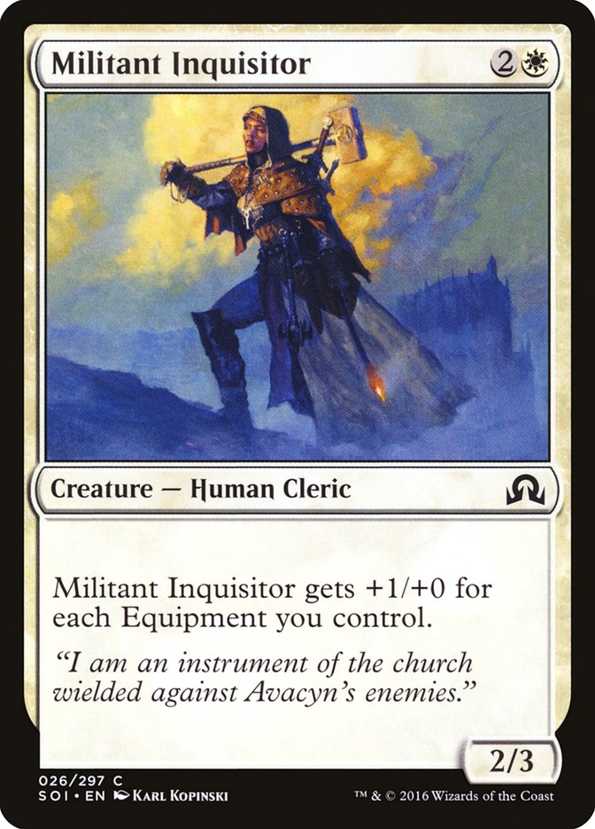 Militant Inquisitor 26/297 (Shadows over Innistrad)  | Chromatic Games