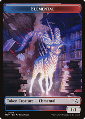 Elemental (09) // Spirit (13) Double-Sided Token [March of the Machine Tokens] | Chromatic Games