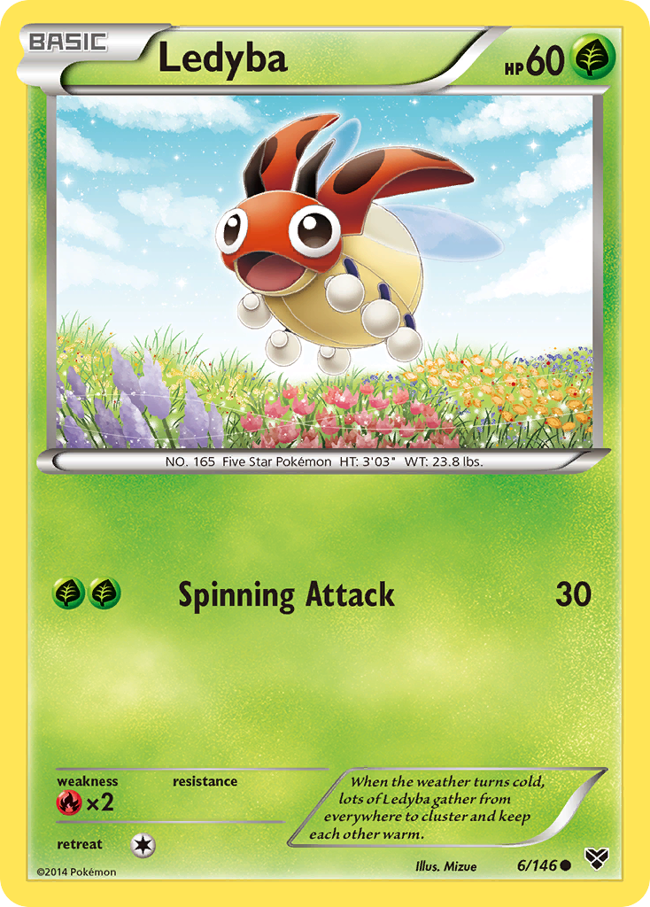 Ledyba (6/146) [XY: Base Set] | Chromatic Games