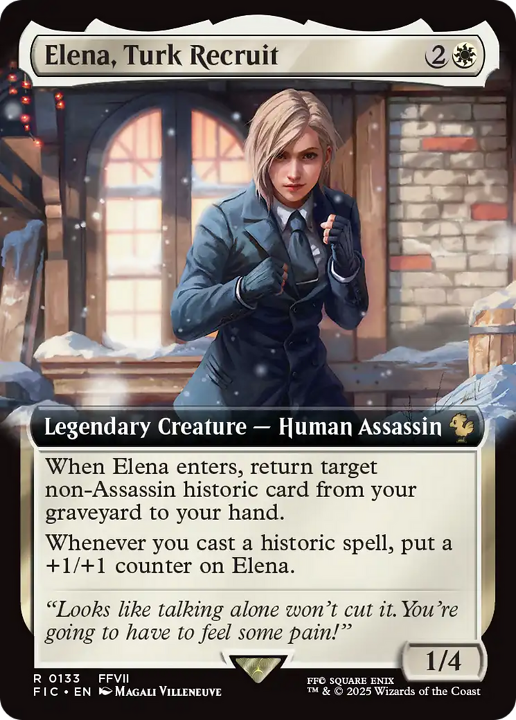 Elena, Turk Recruit (Extended Art) [FINAL FANTASY Commander] | Chromatic Games