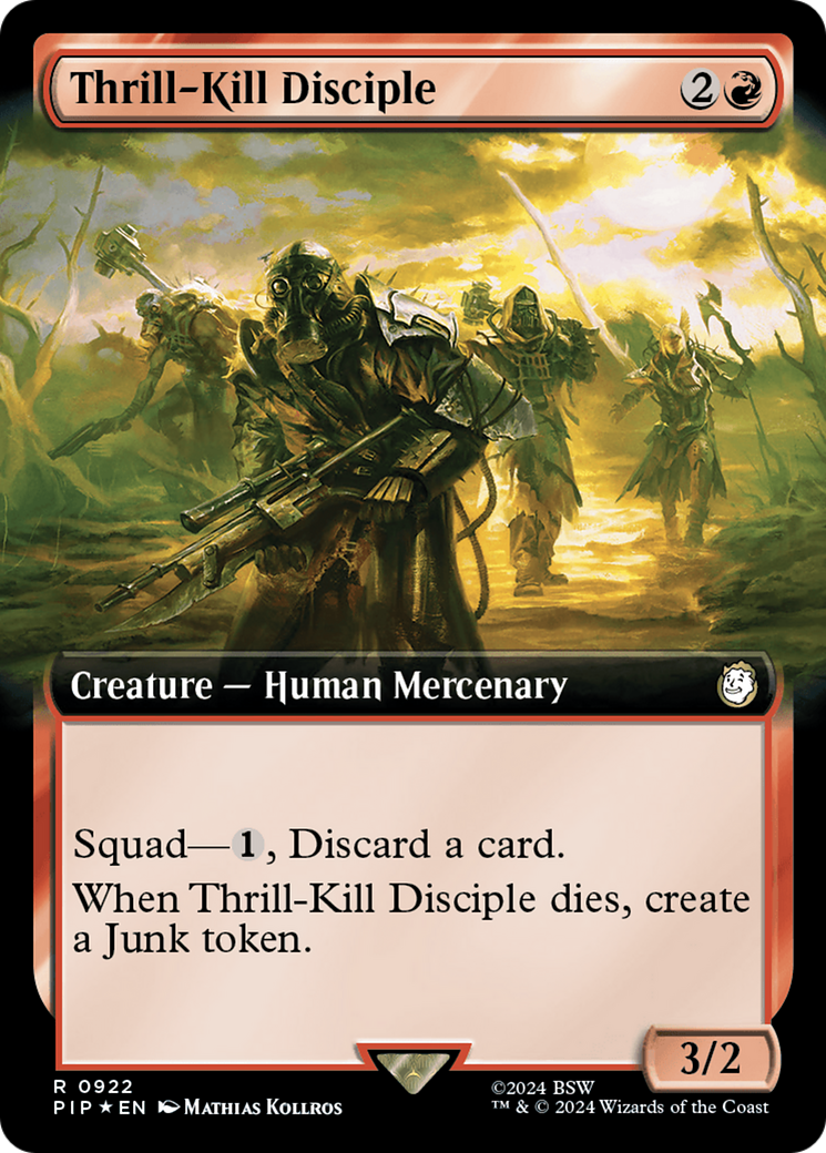 Thrill-Kill Disciple (Extended Art) (Surge Foil) [Fallout] | Chromatic Games