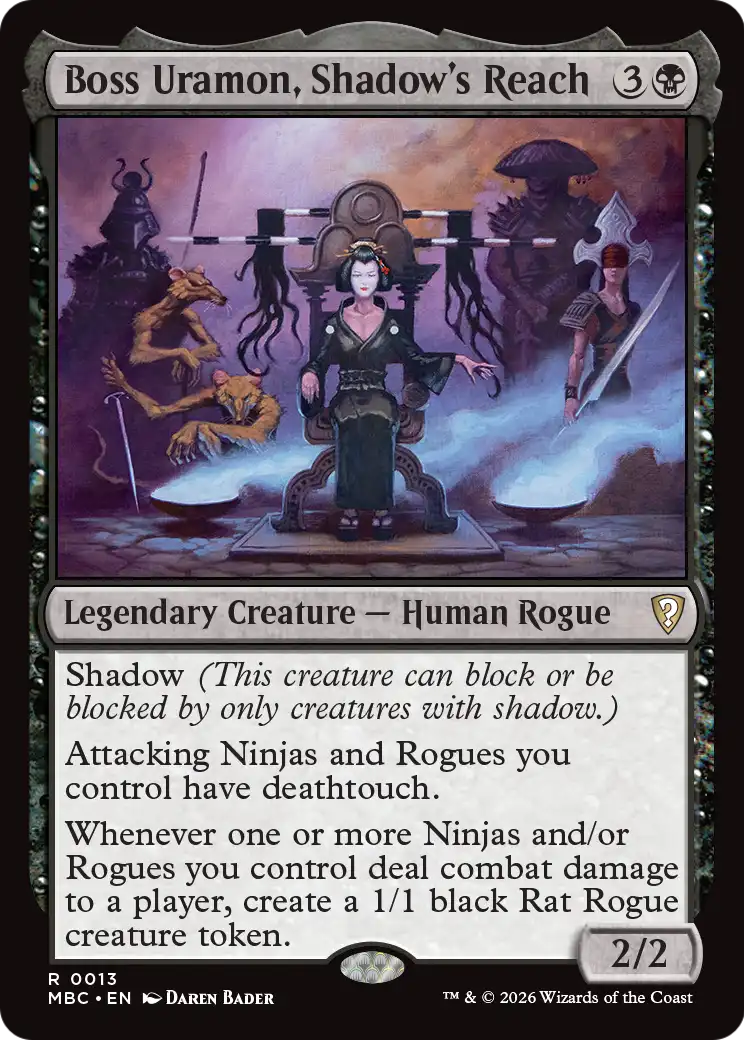Boss Uramon, Shadow's Reach [Mystery Booster: Commander Edition] | Chromatic Games