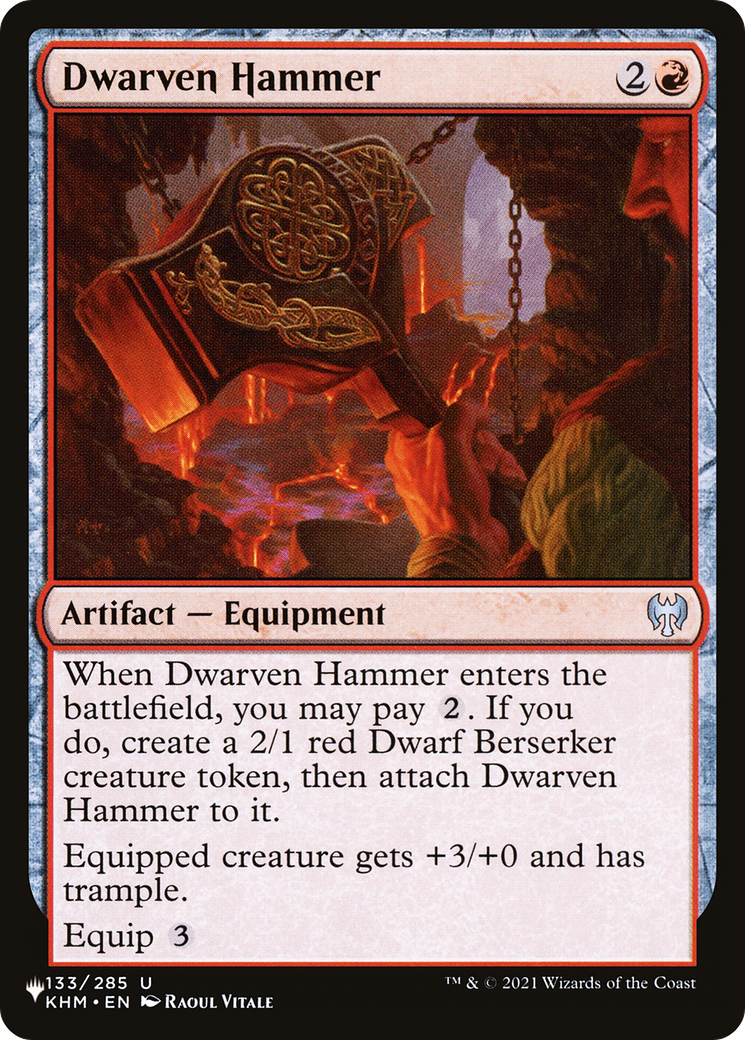 Dwarven Hammer [The List Reprints] | Chromatic Games