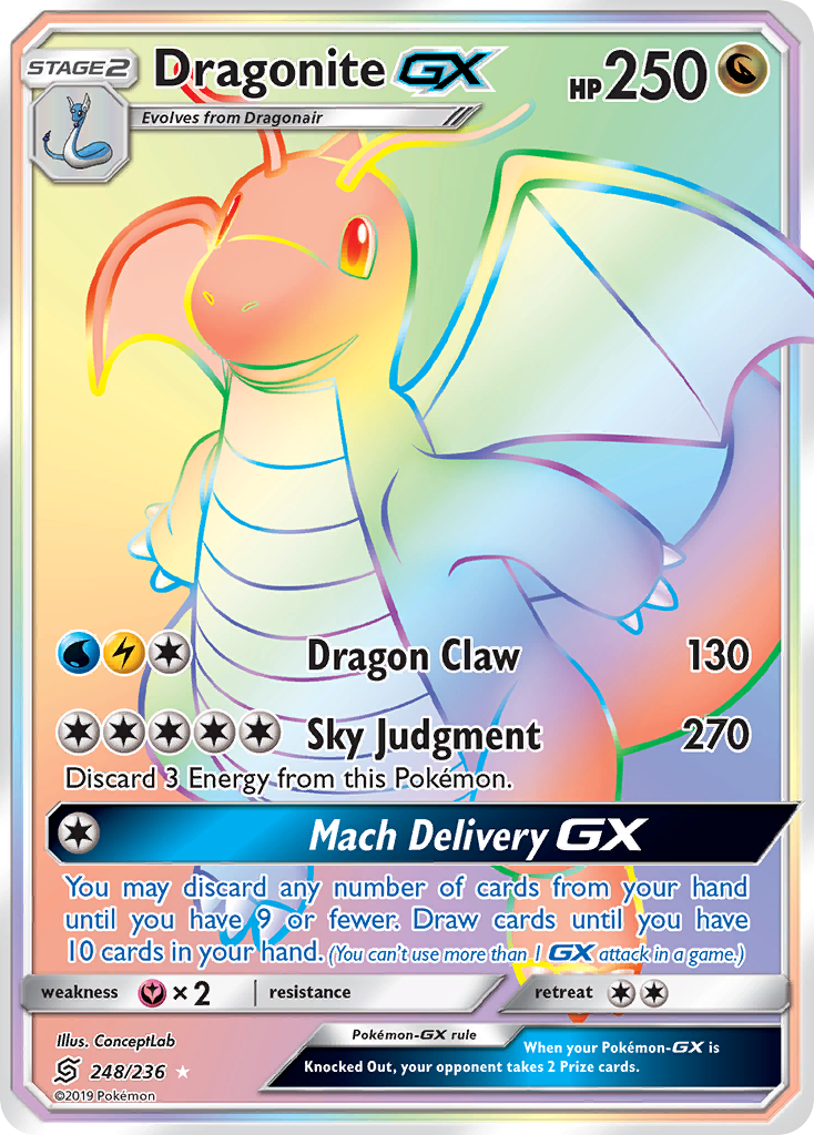 Dragonite GX (248/236) [Sun & Moon: Unified Minds] | Chromatic Games