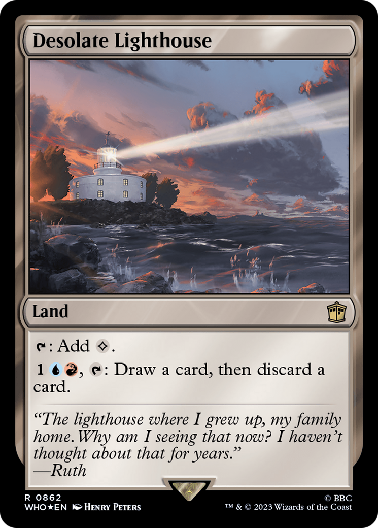 Desolate Lighthouse (Surge Foil) [Doctor Who] | Chromatic Games