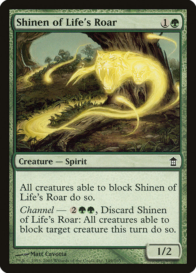 Shinen of Life's Roar [Saviors of Kamigawa] | Chromatic Games