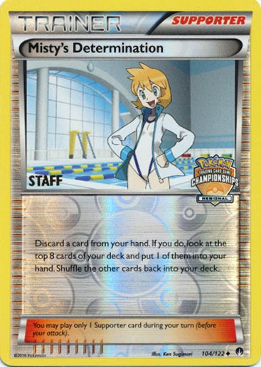 Misty's Determination (104/122) (Regional Championship Promo Staff) [XY: BREAKpoint] | Chromatic Games