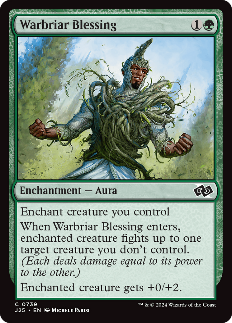 Warbriar Blessing [Foundations Jumpstart] | Chromatic Games