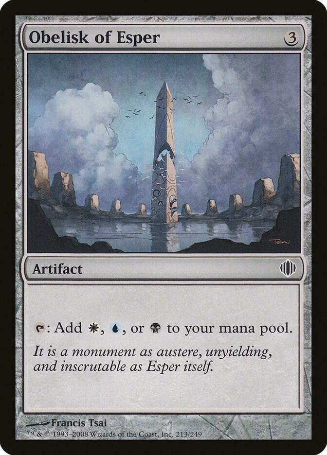Obelisk of Esper 213/249 (Shards of Alara)  - Foil | Chromatic Games