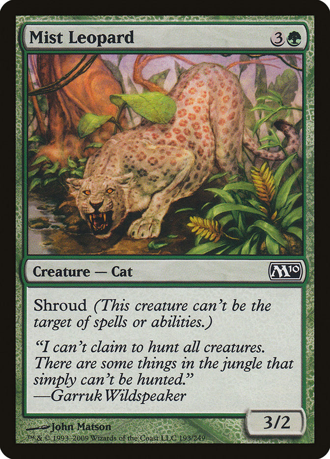 Mist Leopard 193/249 (Magic 2010 (M10))  - Foil | Chromatic Games