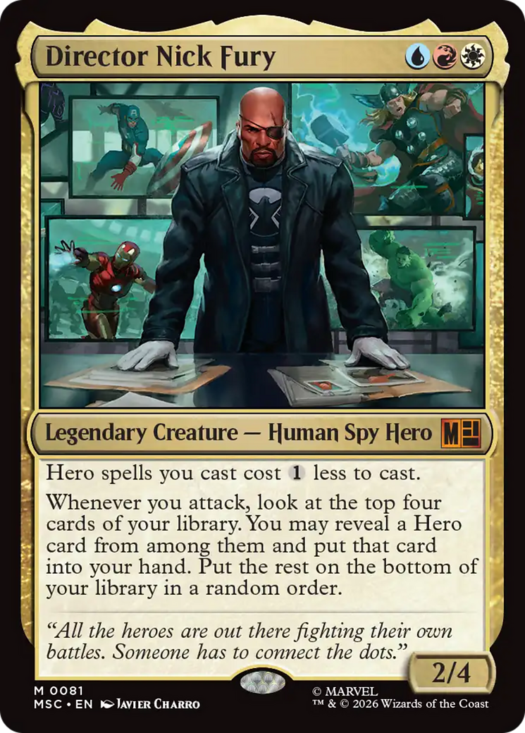 Director Nick Fury [Marvel Super Heroes Commander] | Chromatic Games