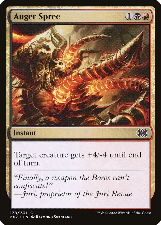 Auger Spree 178/331 (Double Masters 2022)  - Foil | Chromatic Games