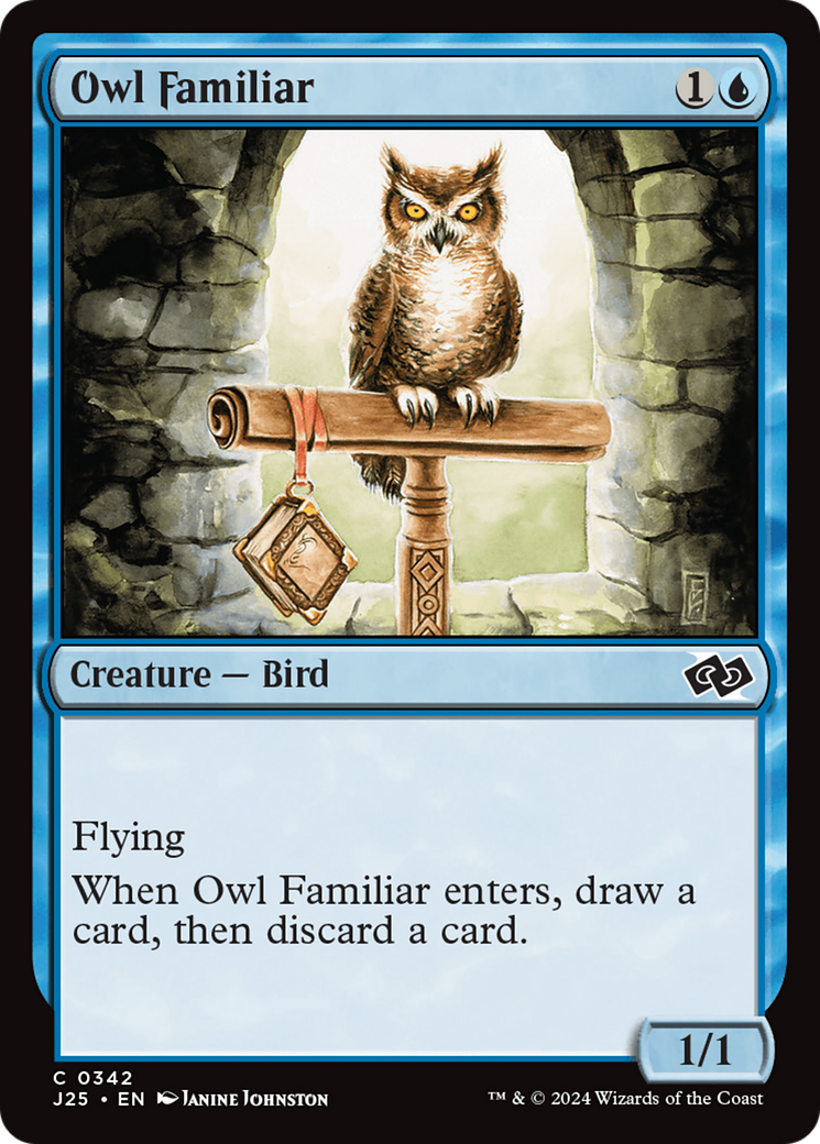 Owl Familiar [Foundations Jumpstart] | Chromatic Games