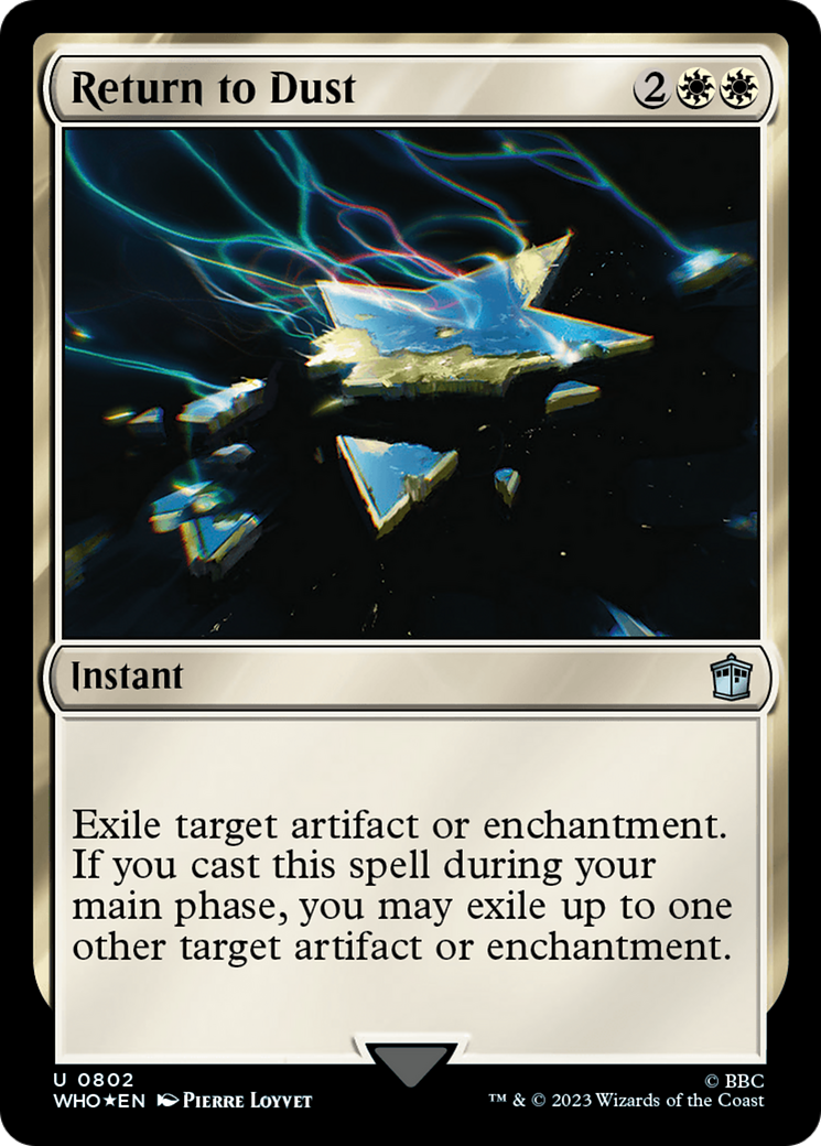 Return to Dust (Surge Foil) [Doctor Who] | Chromatic Games