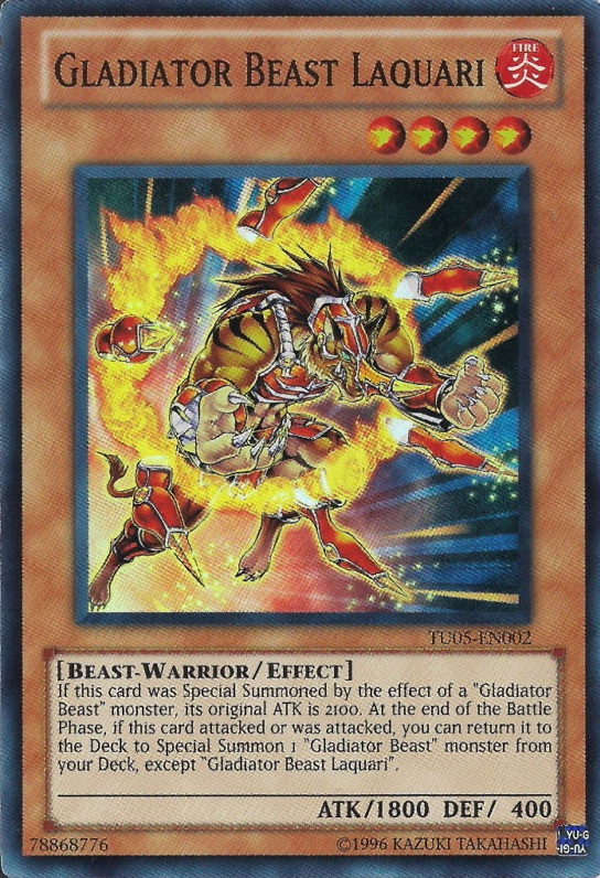 Gladiator Beast Laquari [TU05-EN002] Super Rare | Chromatic Games