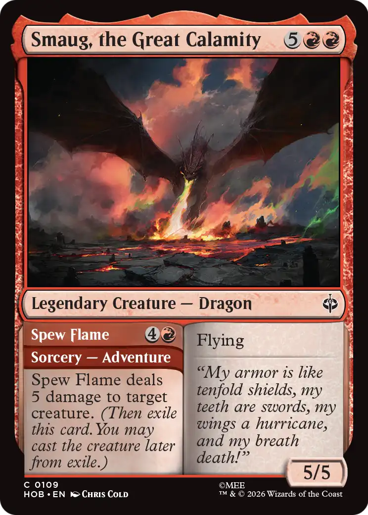 Smaug, the Great Calamity [The Hobbit] | Chromatic Games