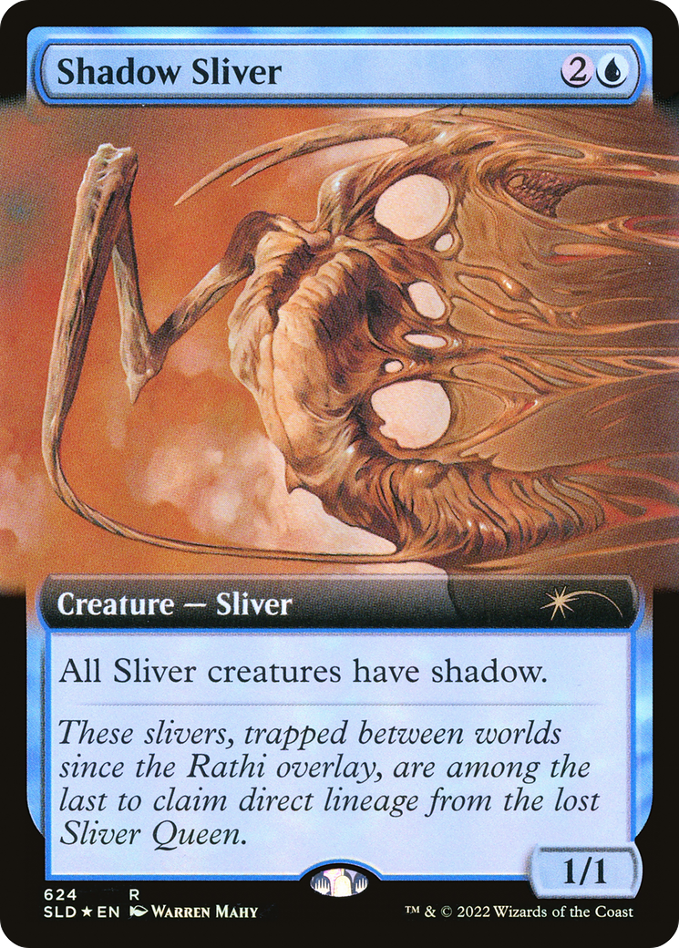 Shadow Sliver (Extended Art) [Secret Lair Drop Promos] | Chromatic Games