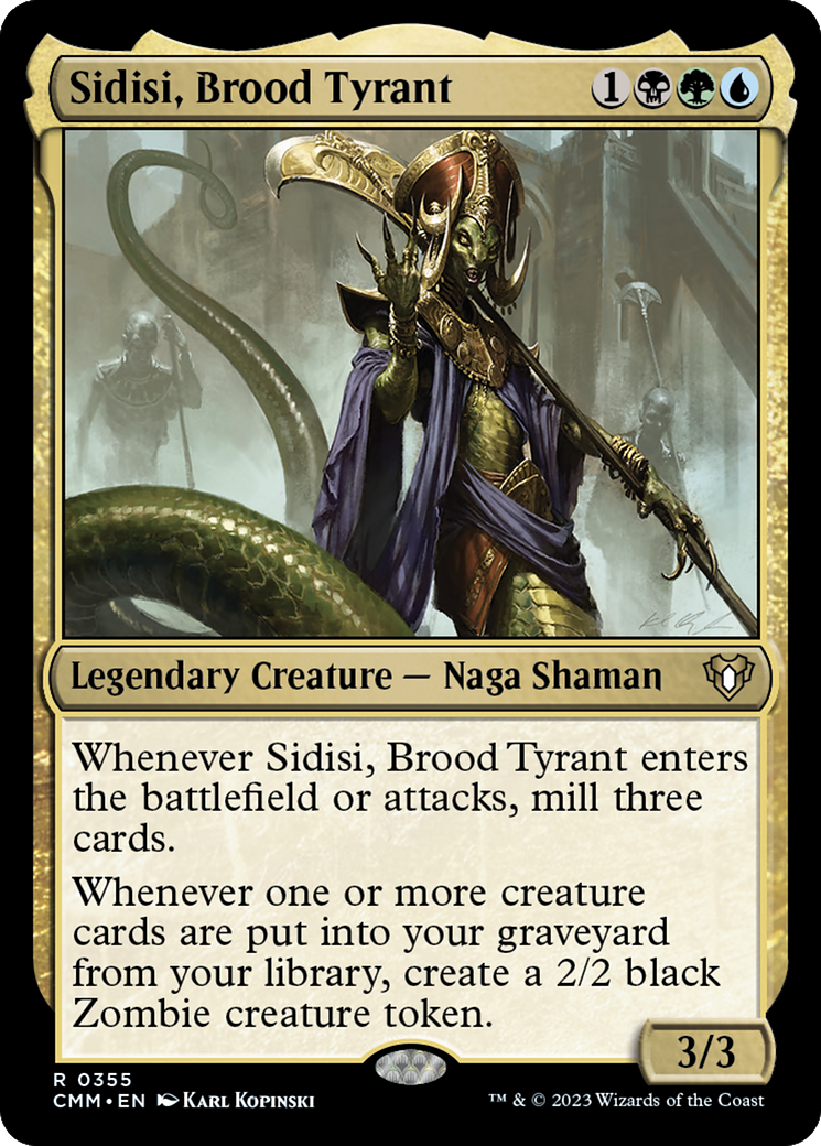 Sidisi, Brood Tyrant [Commander Masters] | Chromatic Games