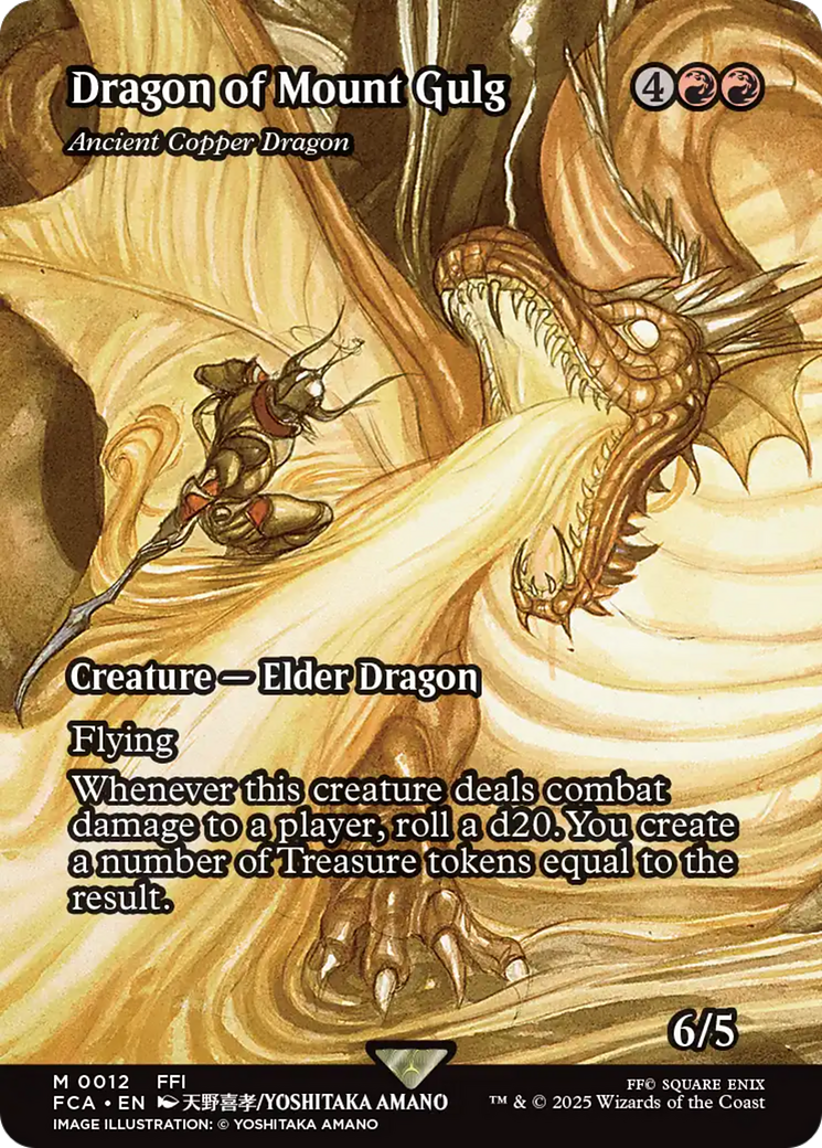 Dragon of Mount Gulg - Ancient Copper Dragon (Showcase) [FINAL FANTASY : Through the Ages] | Chromatic Games