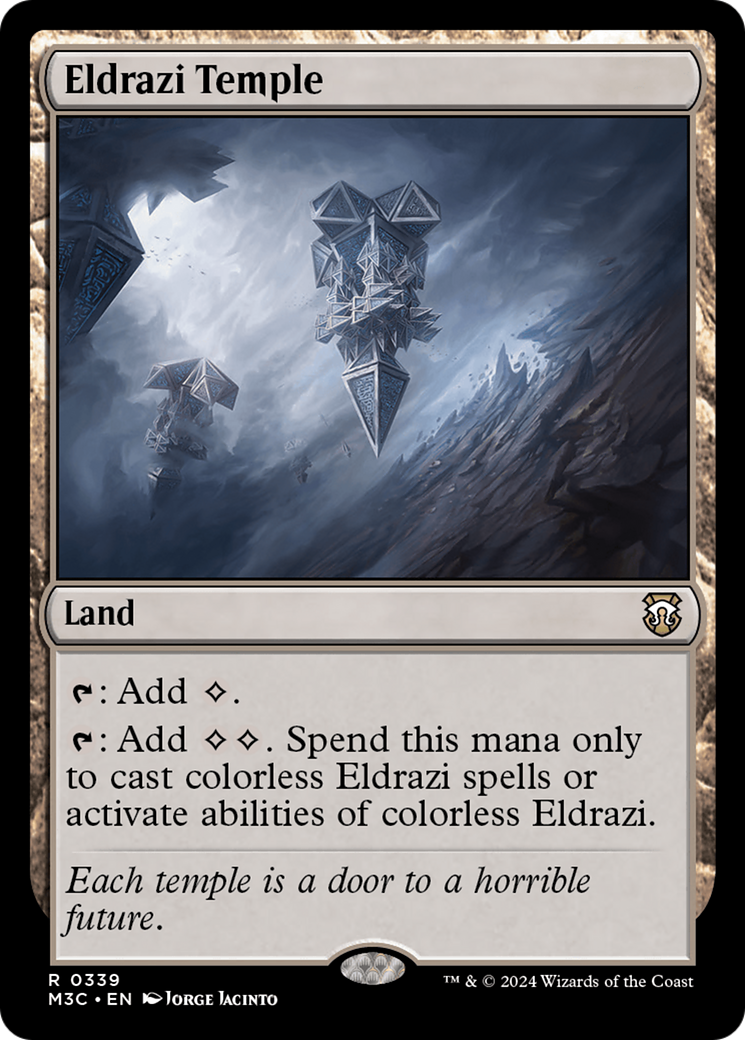 Eldrazi Temple (Ripple Foil) [Modern Horizons 3 Commander] | Chromatic Games