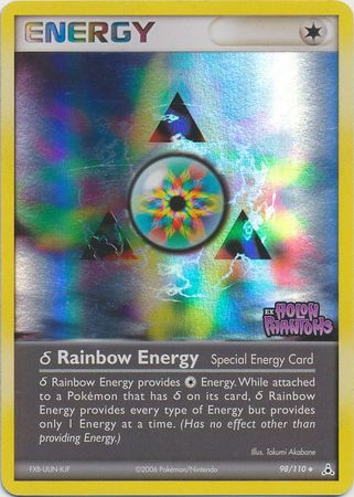 Rainbow Energy (98/110) (Delta Species) (Stamped) [EX: Holon Phantoms] | Chromatic Games