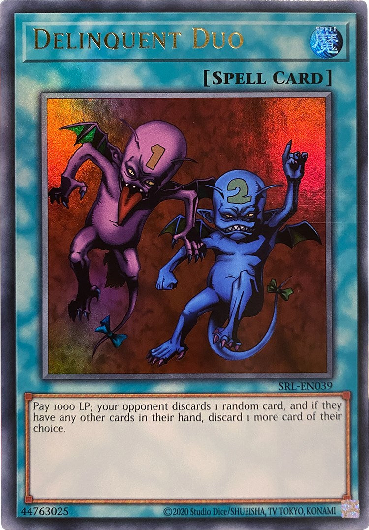 Delinquent Duo (25th Anniversary) [SRL-EN039] Ultra Rare | Chromatic Games