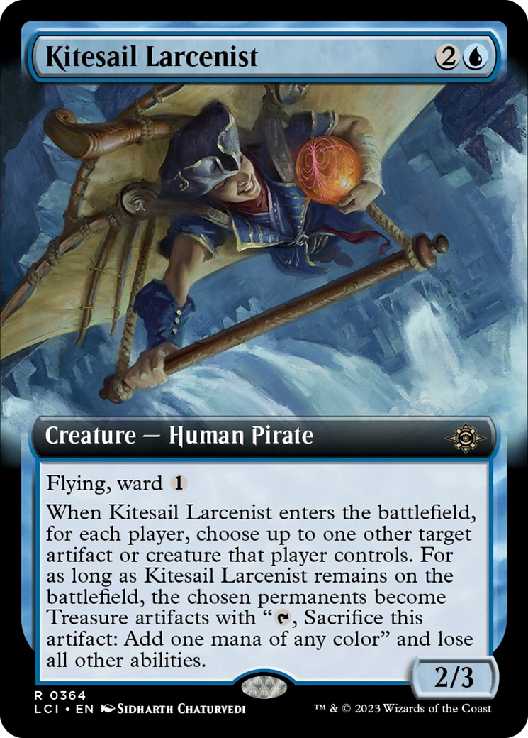 Kitesail Larcenist (Extended Art) [The Lost Caverns of Ixalan] | Chromatic Games