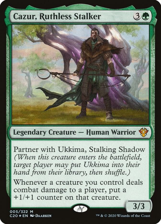 Cazur, Ruthless Stalker 5/322 (Commander 2020)  - Foil | Chromatic Games