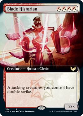 Blade Historian Extended Art 334 (Strixhaven: School of Mages)  - Foil | Chromatic Games
