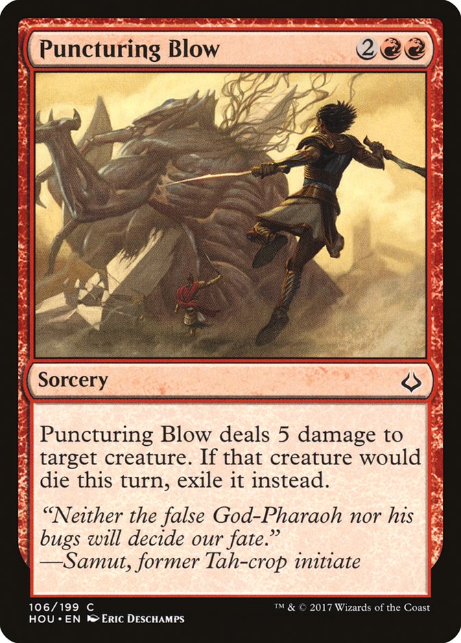 Puncturing Blow 106/199 (Hour of Devastation)  - Foil | Chromatic Games
