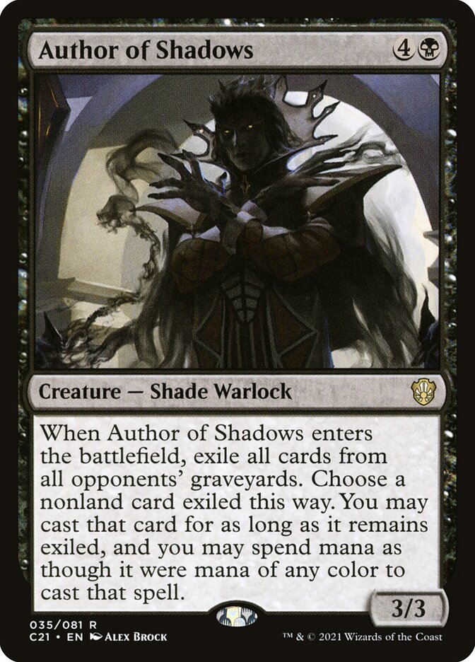 Author of Shadows 35/81 (Commander 2021)  | Chromatic Games