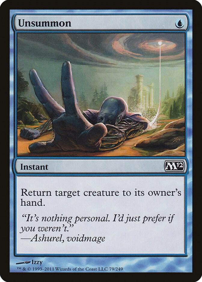 Unsummon 79 (Magic 2012 (M12))  | Chromatic Games
