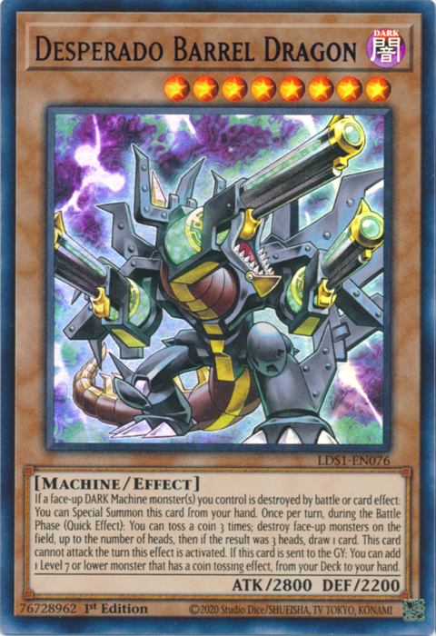 Desperado Barrel Dragon (Blue) [LDS1-EN076] Ultra Rare | Chromatic Games