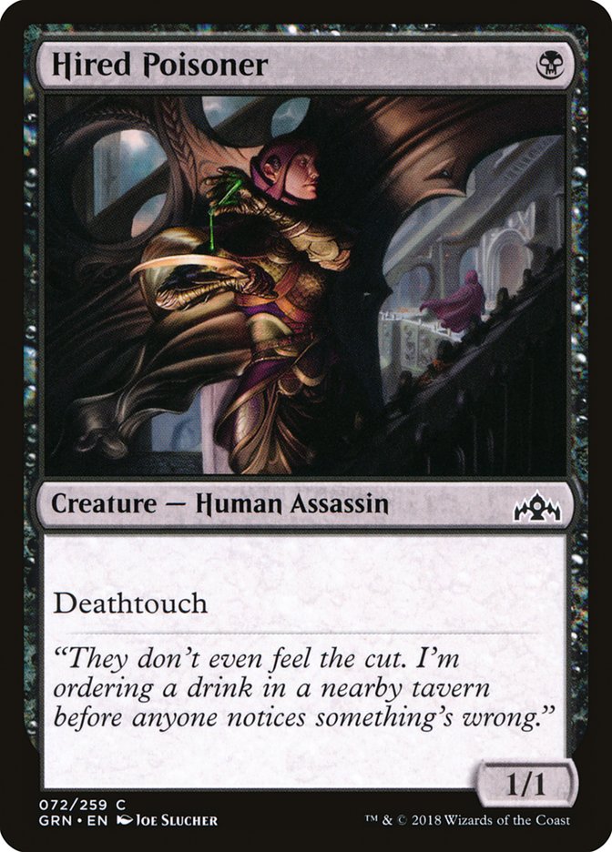 Hired Poisoner 72/259 (Guilds of Ravnica)  | Chromatic Games