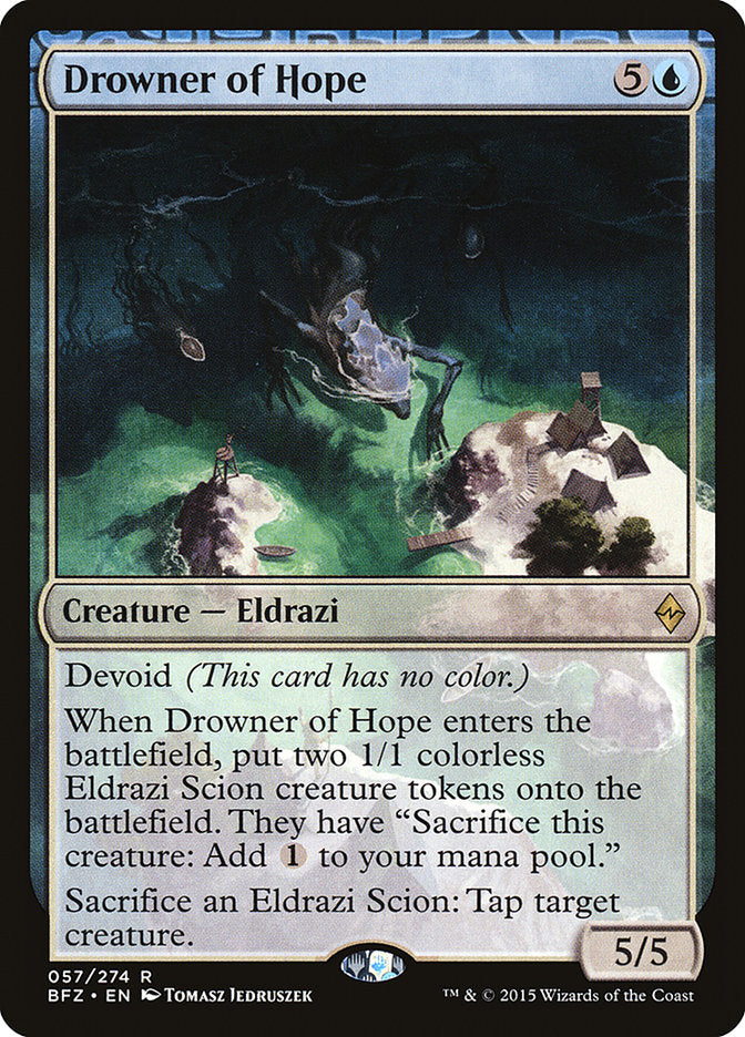 Drowner of Hope 57/274 (Battle for Zendikar)  | Chromatic Games