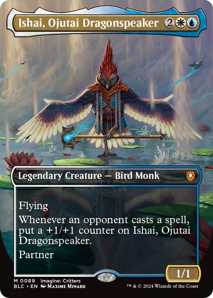 Ishai, Ojutai Dragonspeaker (Borderless) [Bloomburrow Commander] | Chromatic Games