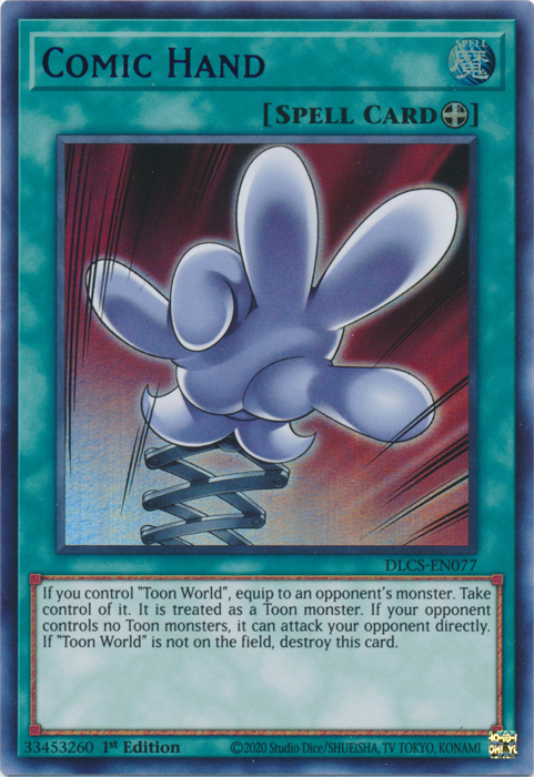 Comic Hand (Blue) [DLCS-EN077] Ultra Rare | Chromatic Games
