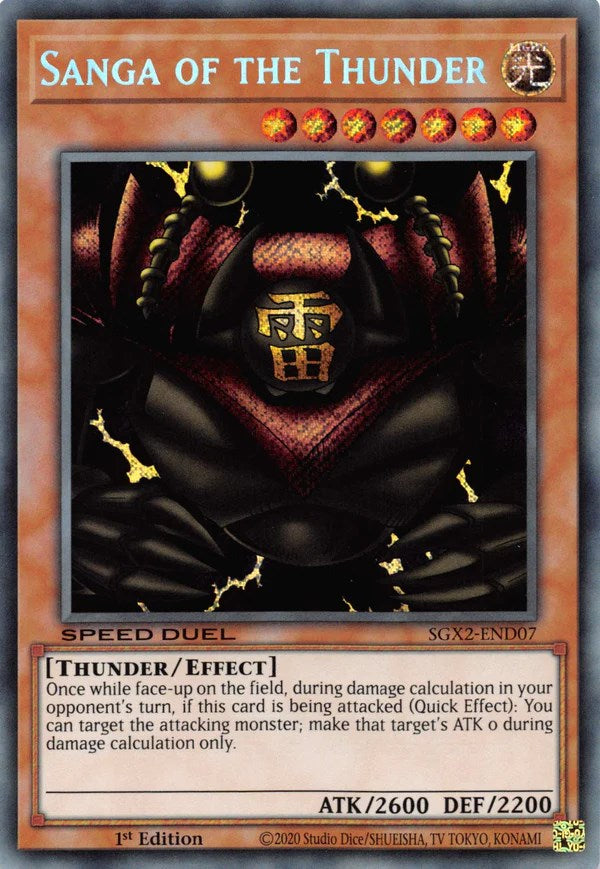 Sanga of the Thunder [SGX2-END07] Secret Rare | Chromatic Games