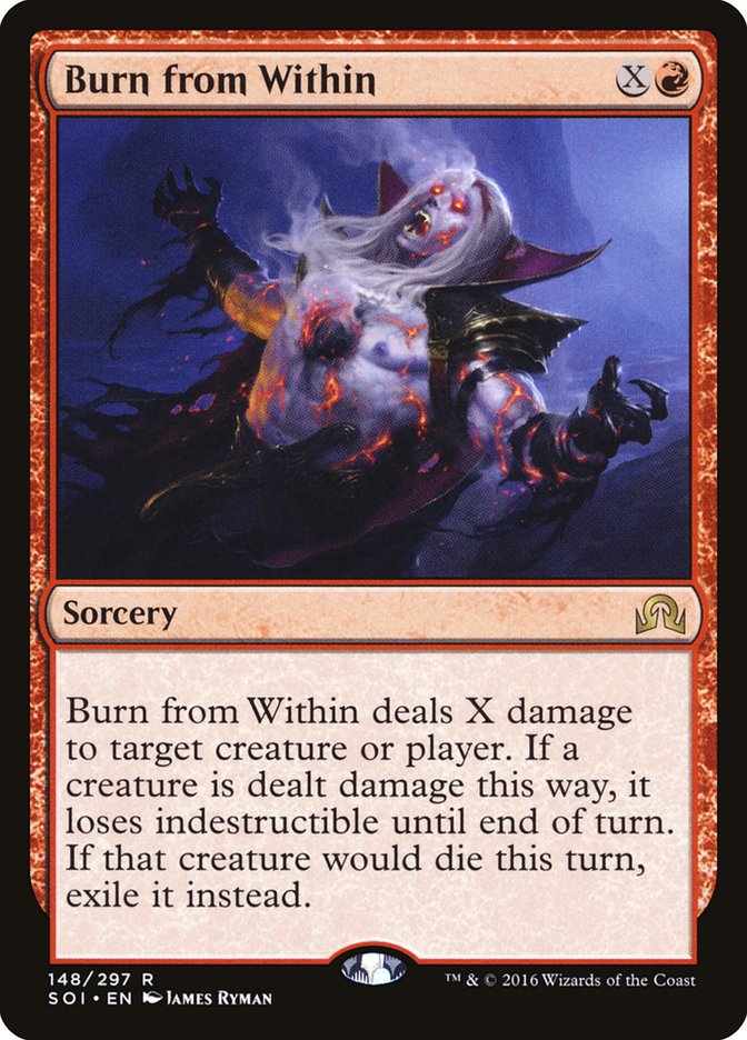 Burn from Within 148/297 (Shadows over Innistrad)  | Chromatic Games