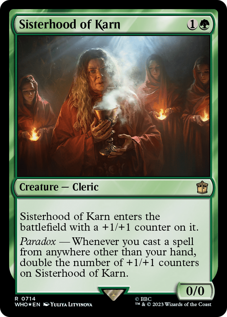 Sisterhood of Karn (Surge Foil) [Doctor Who] | Chromatic Games